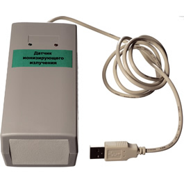 Цифровой USB-датчик ионизирующего излучения (диапазон 0...200 мкР/час)